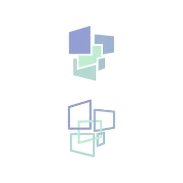 Colorful future design Stock Illustration