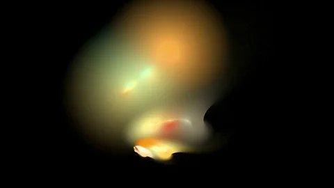 Colorful galaxy abstract loop motion background Stock Footage 70605359