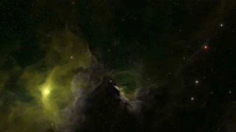 Colorful galaxy with nebula, clouds and starlight Stock Footage 219004307
