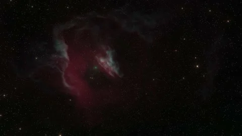 Colorful galaxy with nebula, clouds and starlight Stock Footage 220905721