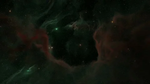 Colorful galaxy with nebula, clouds and starlight Stock Footage 221112929
