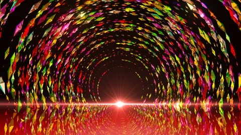 Colorful Gemstone Gate Stock Footage 116906361