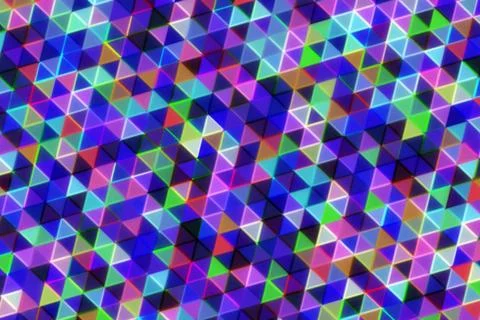 Colorful geometric 3d cubes pattern with vibrant shades Stock Illustration
