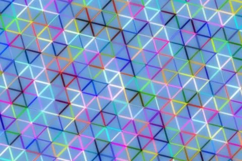 Colorful geometric 3d cubes pattern with vibrant shades Stock Illustration