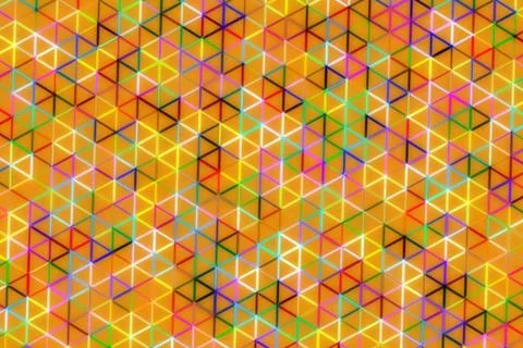 Colorful geometric 3d cubes pattern with vibrant colors Stock Illustration
