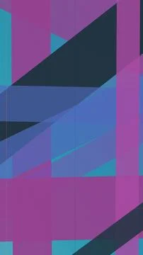 Colorful geometric abstract art with angular shapes and dynamic stripes in .. Stock-Illustration