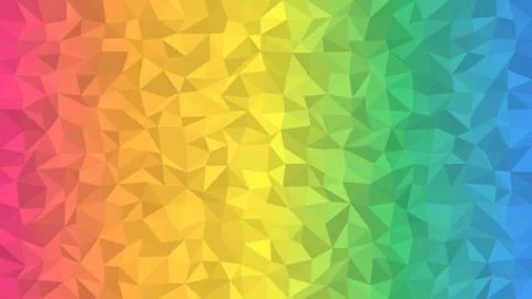 Colorful geometric abstract background with gradient transition from pink t.. Stock Illustration