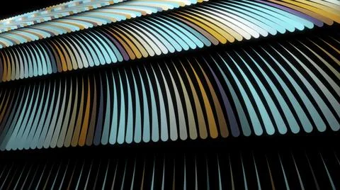 Colorful geometric abstract motion background. Anmation. Abstraction of Stock Illustration