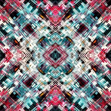 Colorful geometric abstract pattern Stock-Illustration