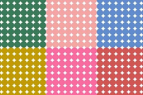 Colorful geometric abstract pattern Stock Illustration