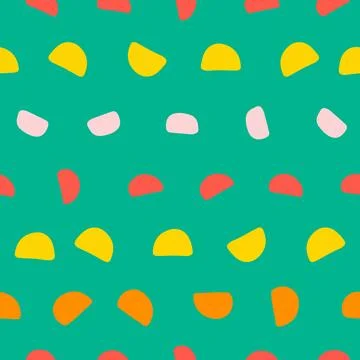 Colorful Geometric Abstract Pattern Retro Vintage Stock Illustration