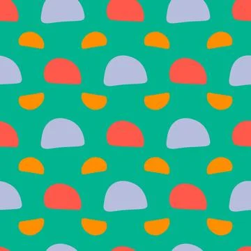 Colorful Geometric Abstract Pattern with Shapes Stock Illustration