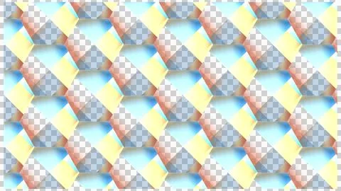 Colorful Geometric Abstract Seamless Pattern Illustrazione stock