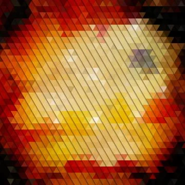 Colorful geometric background, abstract triangle pattern vector Illustrazione stock