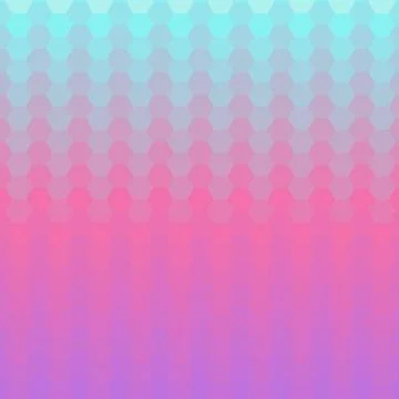 Colorful geometric background based on hexagons, vector illustration. Stock Illustration