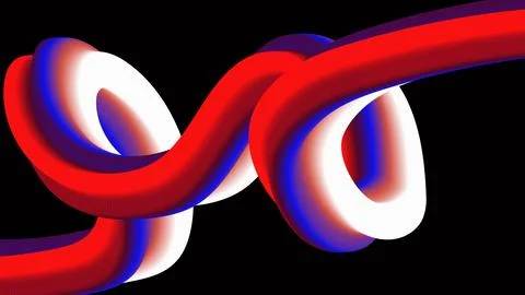 Colorful geometric background with fluid gradient 3D flow shapes composition. Stock Illustration