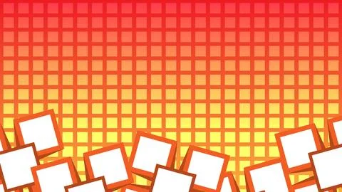 Colorful Geometric Background with Gradient and Square Patterns Stock Illustration