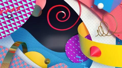 Colorful geometric background イラスト素材