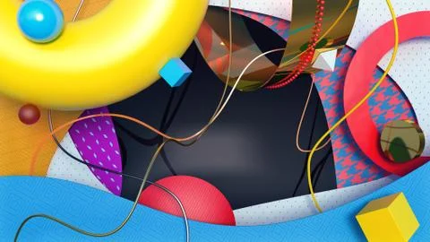 Colorful geometric background Stock Illustration