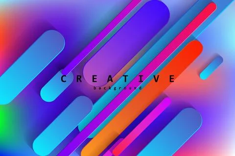 Colorful geometric background Stock Illustration