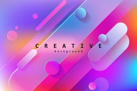 Colorful geometric background Stock Illustration