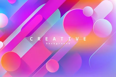 Colorful geometric background Stock Illustration