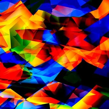 Colorful geometric background texture or pattern. Glass mosaic art. Frame. Stock Illustration