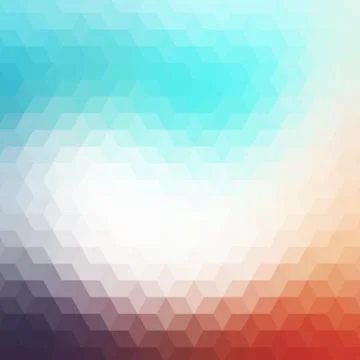 Colorful geometric background with triangles Stock Illustration