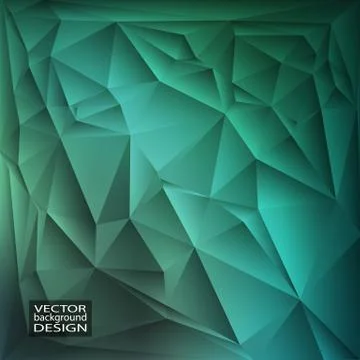 Colorful geometric background with triangles. Stock Illustration