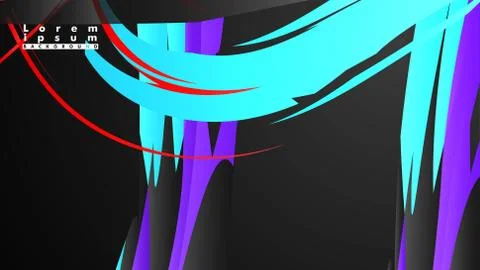 Colorful geometric backgrounds. Simple form composition. Eps10 vector templat Stock Illustration