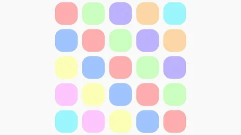 Colorful geometric circles grid pattern design Stock Illustration