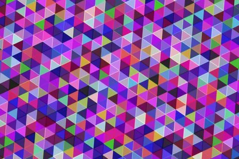 Colorful geometric cubes pattern with vibrant shades Stock Illustration