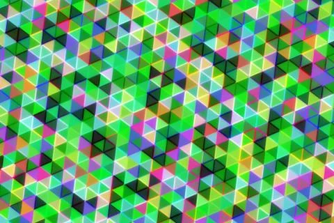 Colorful geometric cubes pattern with vibrant shades Stock Illustration