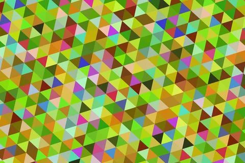 Colorful geometric cubes pattern with vibrant shades Stock Illustration