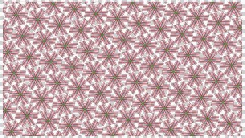 Colorful Geometric Decorative Pattern on White Background Illustrazione stock