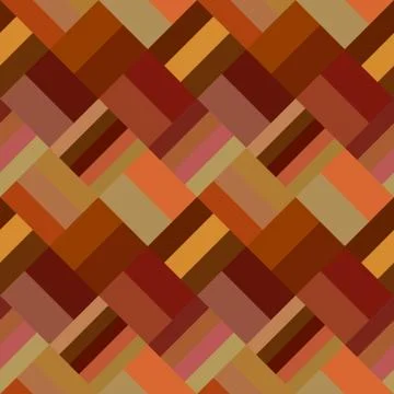 Colorful geometric diagonal rectangular tile mosaic pattern background Illustrazione stock