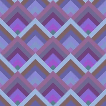 Colorful geometric diagonal square tile mosaic pattern background Illustrazione stock