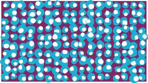 Colorful geometric dots pattern design Stock Illustration