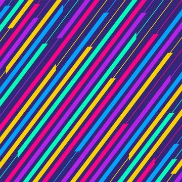 Colorful Geometric Dynamic Lines Shape Background Stock Illustration