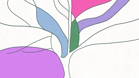 Colorful Geometric Flow Motion Stock Footage 333858201