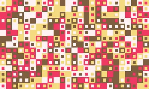 Colorful geometric grid pattern with minimal structure. Ideal for posters, .. Illustrazione stock