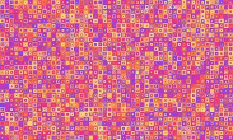 Colorful geometric grid pattern with minimal structure. Ideal for posters, .. Stock Illustration