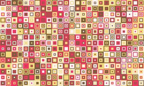 Colorful geometric grid pattern with minimal structure. Ideal for posters, .. Stock Illustration