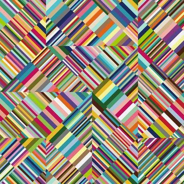 Colorful geometric lines seamless pattern. Diagonal parallel stripes. Stock Illustration