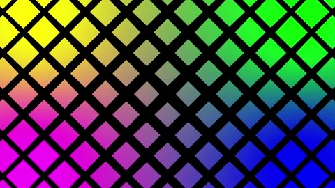 Colorful Geometric Mosaic Pattern Vector Abstract Background Stock Footage 325180187