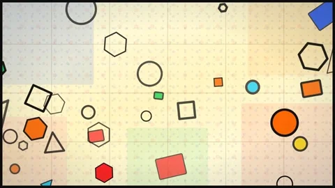 Colorful geometric motion background with animated shapes for creative proj.. Stock-Footage 338313480