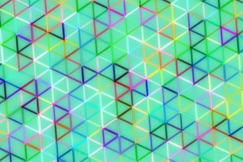 Colorful geometric pattern with 3d cube shapes Stock-Illustration