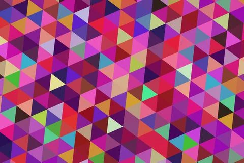 Colorful geometric pattern of 3d cubes in bright shades Stock Illustration