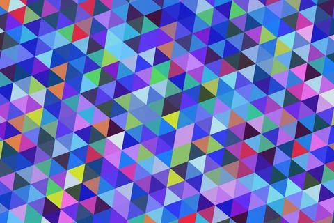 Colorful geometric pattern of 3d cubes in vibrant shades Stock Illustration