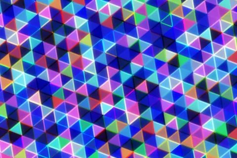 Colorful geometric pattern of 3d cubes in vibrant shades Stock Illustration